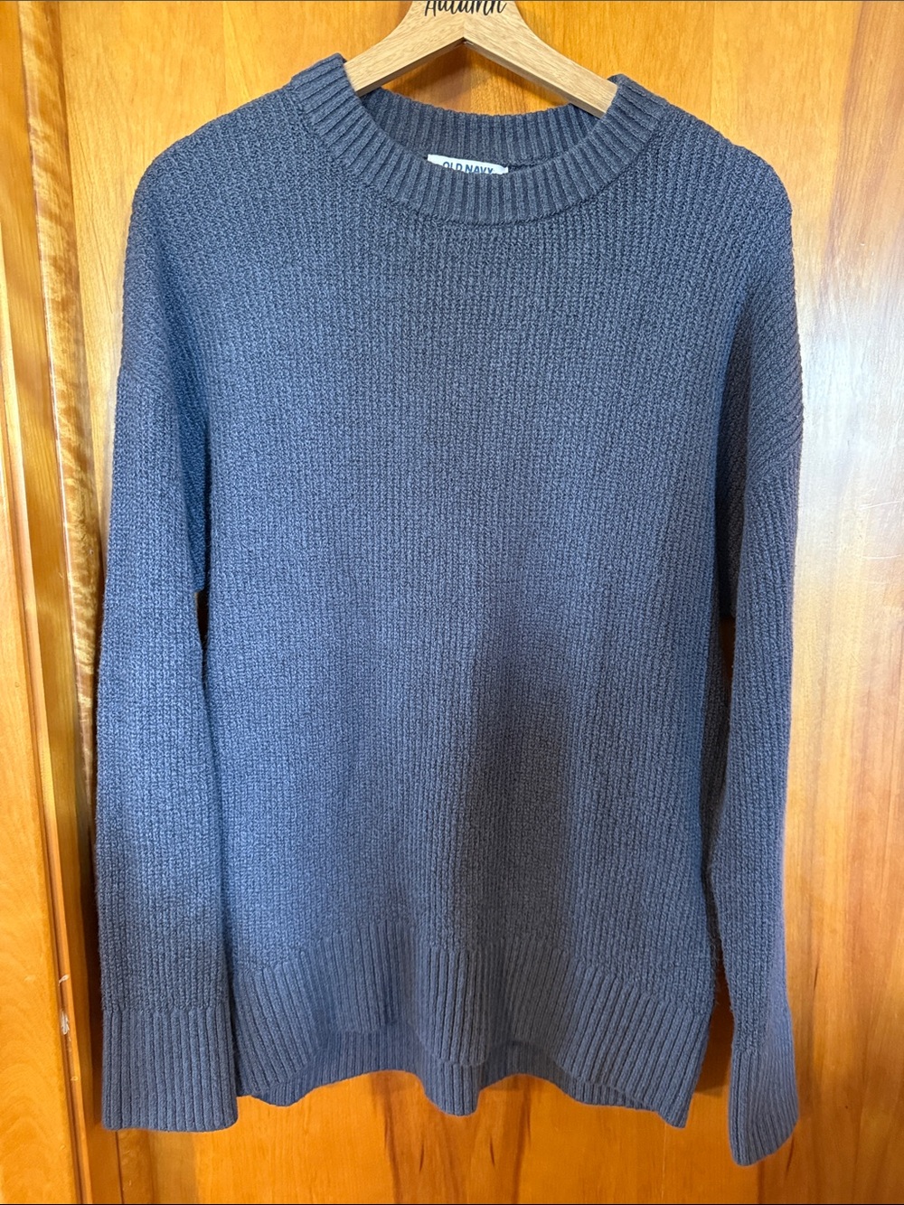 Old Navy Women's Crewneck Sweater - Charcoal Gray